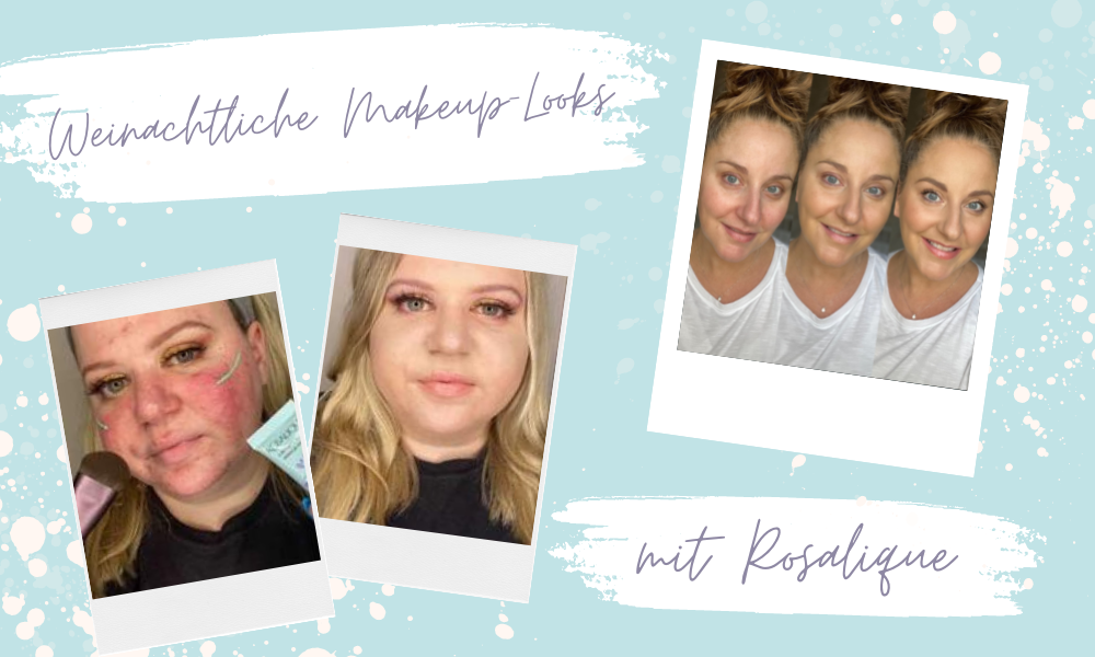 Weinachtliche Makeup Looks mit Rosalique