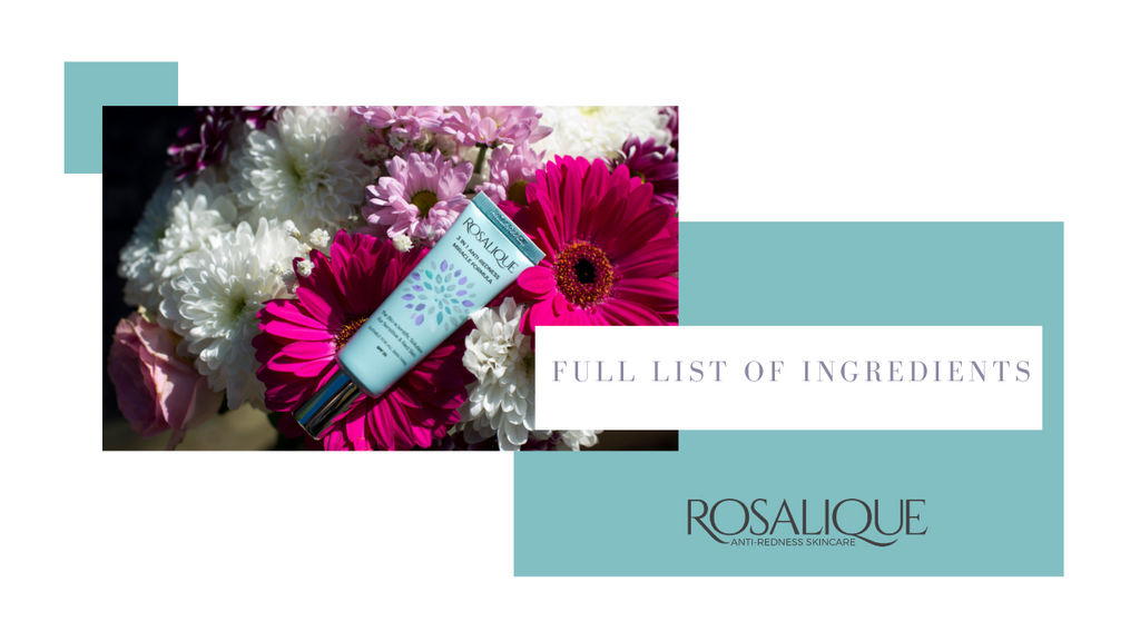 Wie lautet die vollständige Liste der Inhaltsstoffe von Rosalique?